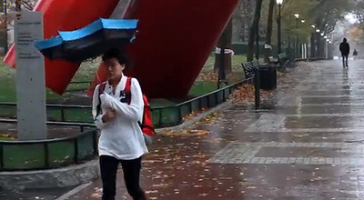 Hurricane Sandy Hits UPenn (VIDEO)