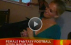 Her Fantasy Football League Was Featured Again on TV This Weekend!