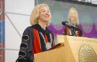 Dr. Amy Gutmann to Penn grads: “Nerds can get girls”