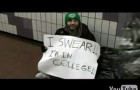 Broke and Homeless Ivy Leaguer goes Viral